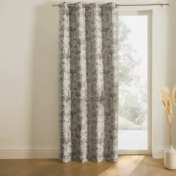 Rideau jacquard motif palmiers