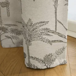 Rideau jacquard motif palmiers