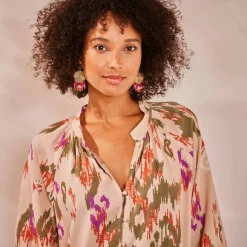 Robe chemisier imprimée