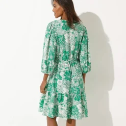 Robe courte imprimé fleuri