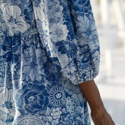 Robe courte imprimé fleuri