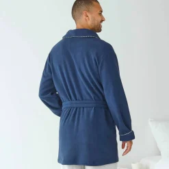 Robe de chambre courte maille polaire