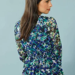 Robe en voile imprimé, Spécial Petites