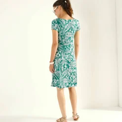 Robe nouée courte imprmée
