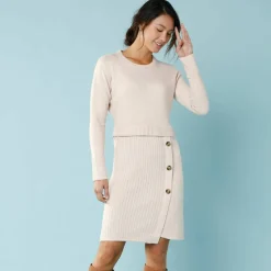 Robe pull effet portefeuille, Spécial Petites