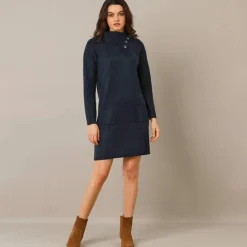 Robe pull maille torsadée