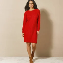Robe pull torsadée