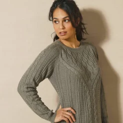 Robe pull torsadée
