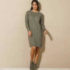 Robe pull torsadée