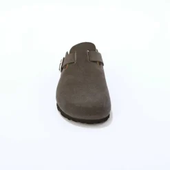 Sabots croûte de cuir avec boucle réglable