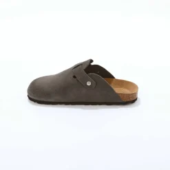 Sabots croûte de cuir avec boucle réglable