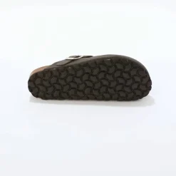 Sabots croûte de cuir avec boucle réglable