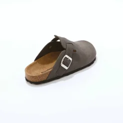Sabots croûte de cuir avec boucle réglable