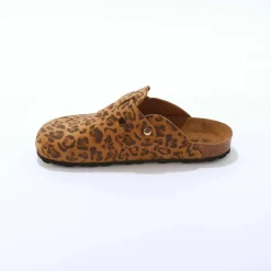 Sabots croûte de cuir avec boucle réglable