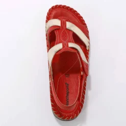 Sandales cuir bicolore extra souple