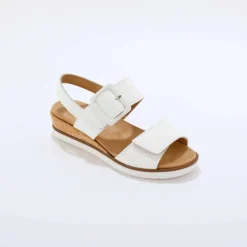 Sandales cuir ouverture totale