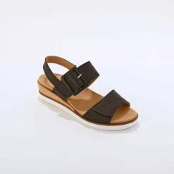 Sandales cuir ouverture totale