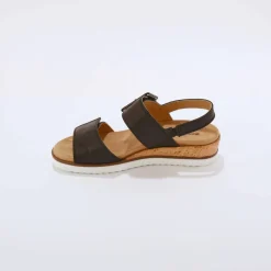Sandales cuir ouverture totale
