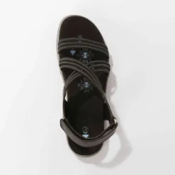 Sandales de marche brides élastiquées et scratchées