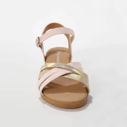Sandales multibrides compensées