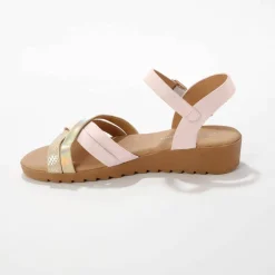 Sandales multibrides compensées