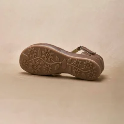 Sandales salomées cuir largeur confort