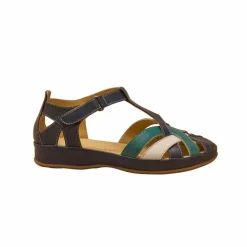 Sandales salomées cuir largeur confort