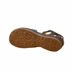 Sandales salomées cuir largeur confort