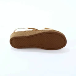 Sandales scratchées largeur confort en cuir