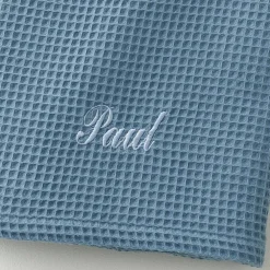 Serviette de bain nid d'abeille Colombine®, personnalisable, 240 g/m2