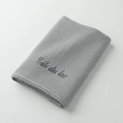 Serviette de bain nid d'abeille Colombine®, personnalisable, 240 g/m2