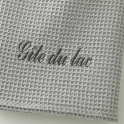 Serviette de bain nid d'abeille Colombine®, personnalisable, 240 g/m2