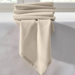 Serviette de table unie - lot de 6