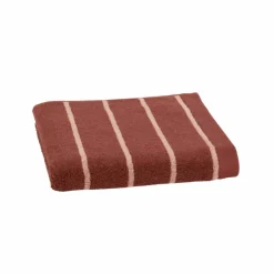 Serviette éponge coton rayée 500 g/m²