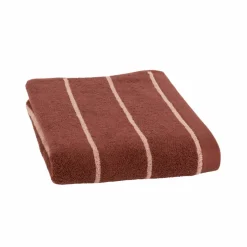 Serviette éponge coton rayée 500 g/m²