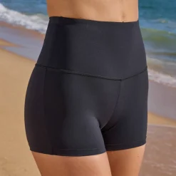 Short de bain uni gainant Ilaya