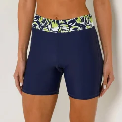 Short long de bain ceinture imprimée Upala