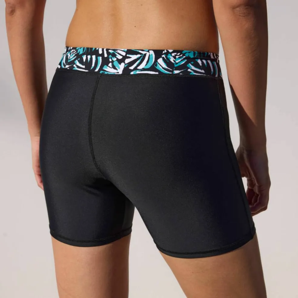 Short long de bain ceinture imprimée Upala