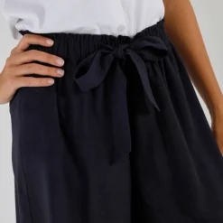 Short noué viscose fluide, uni