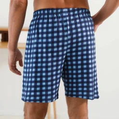 Short pyjama coton carreaux