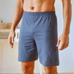 Short pyjama coton uni