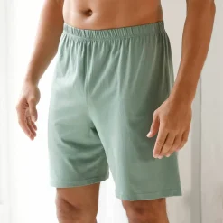 Short pyjama coton uni
