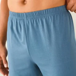 Short pyjama coton uni