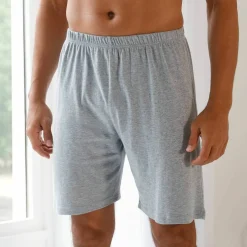 Short pyjama coton uni