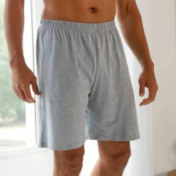 Short pyjama coton uni
