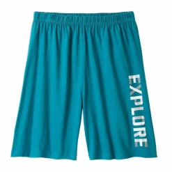 Short pyjama uni avec motif
