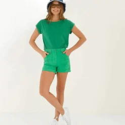 Short à revers, stretch