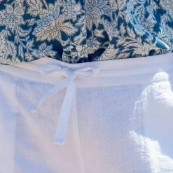 Short uni, coton-lin