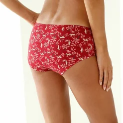 Shorty coton stretch imprimé 