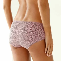 Shorty coton stretch imprimé 